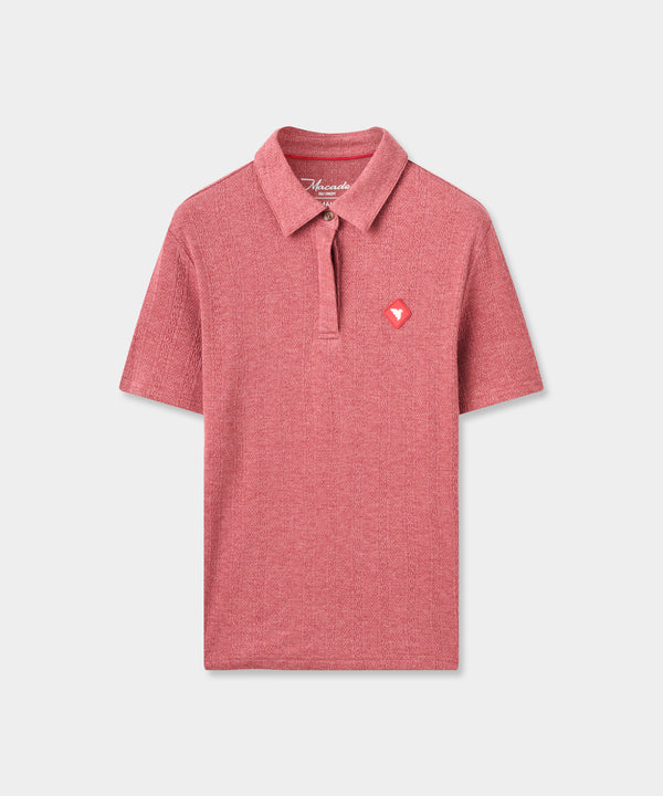 Crossover Patch Shirt - Ruby