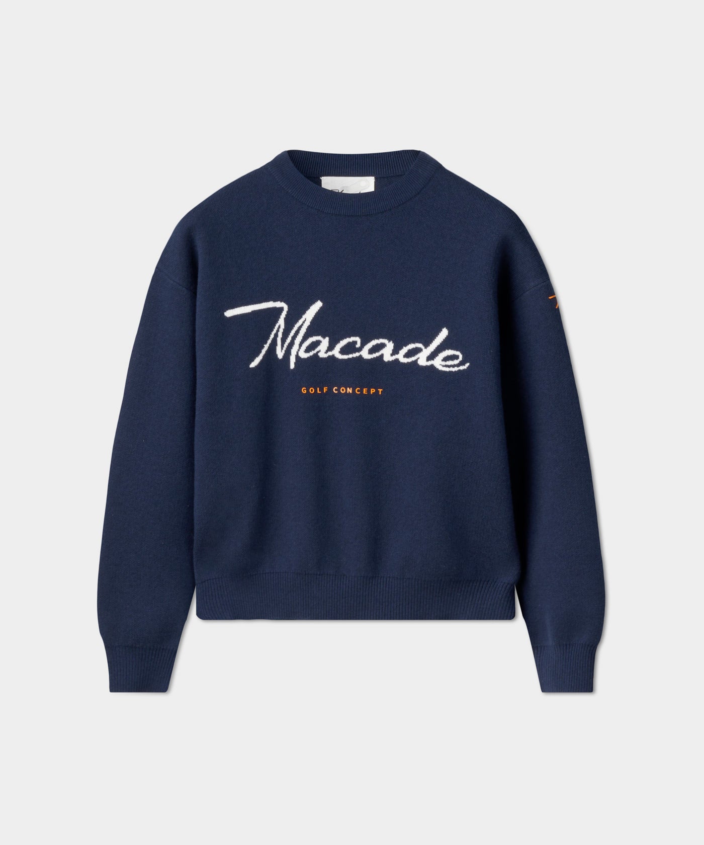 Blue Signature Knit Sweater
