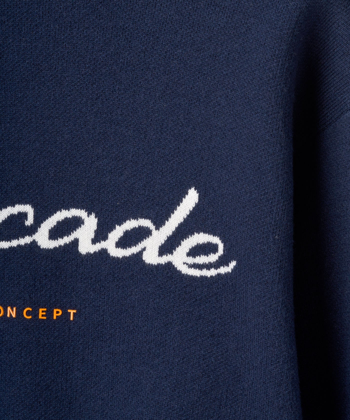 Blue Signature Knit Sweater