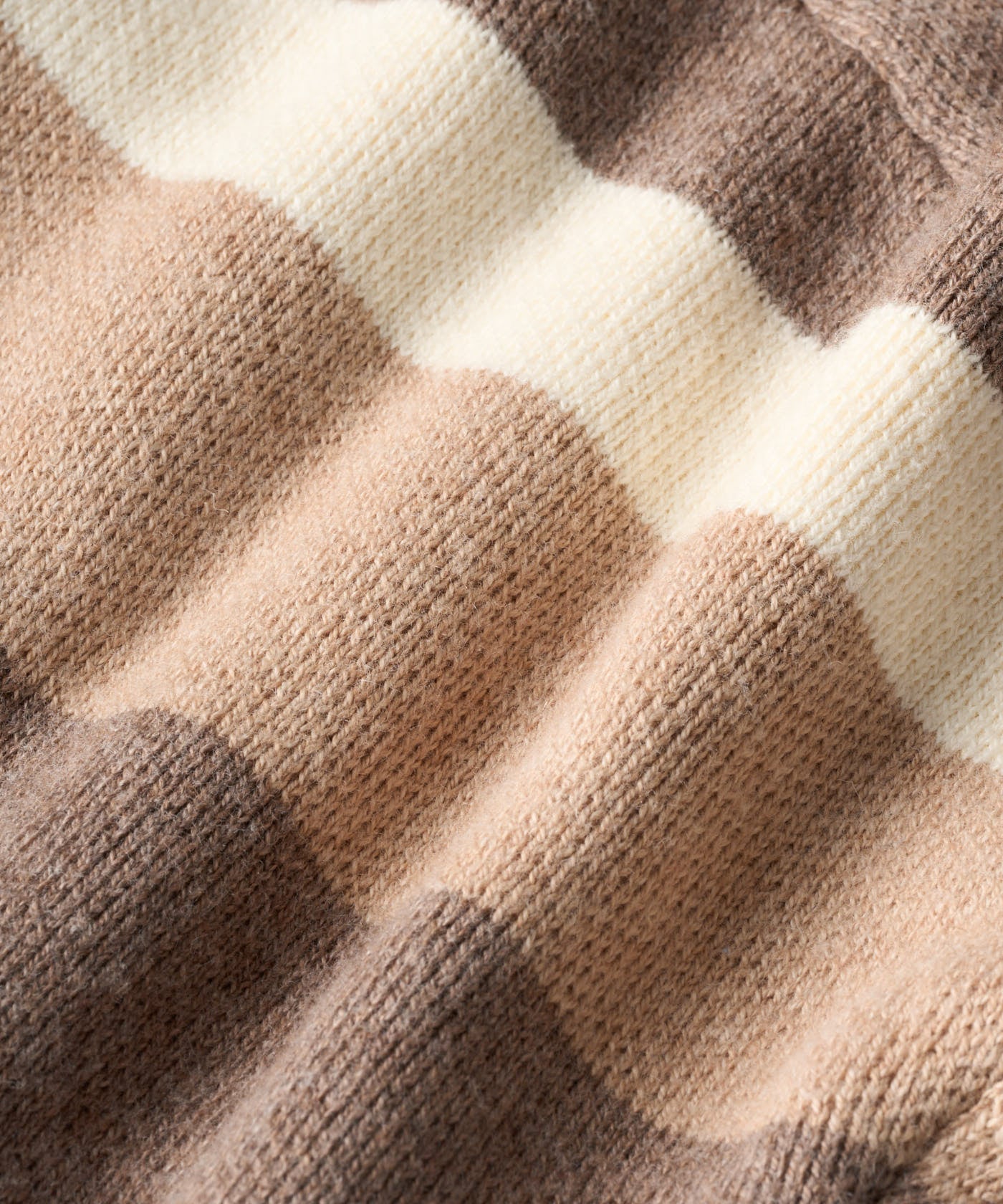 Brown Lite Knit Polo Sweater