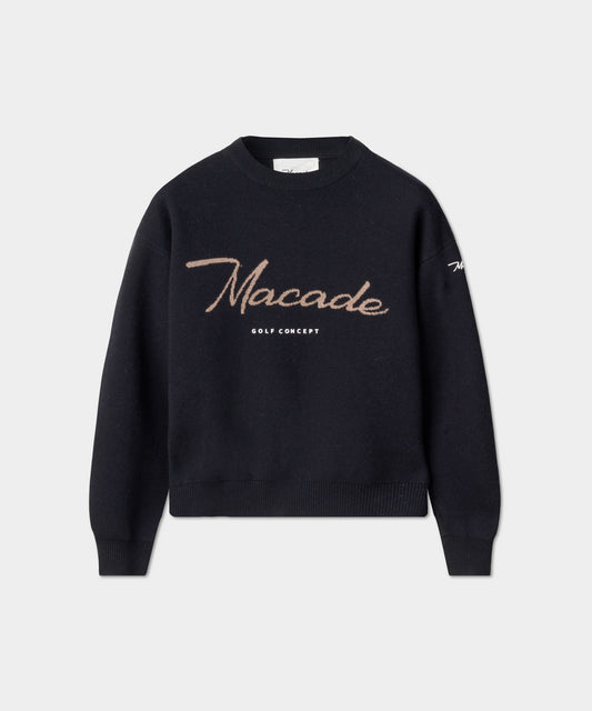 Gray Signature Knit Sweater