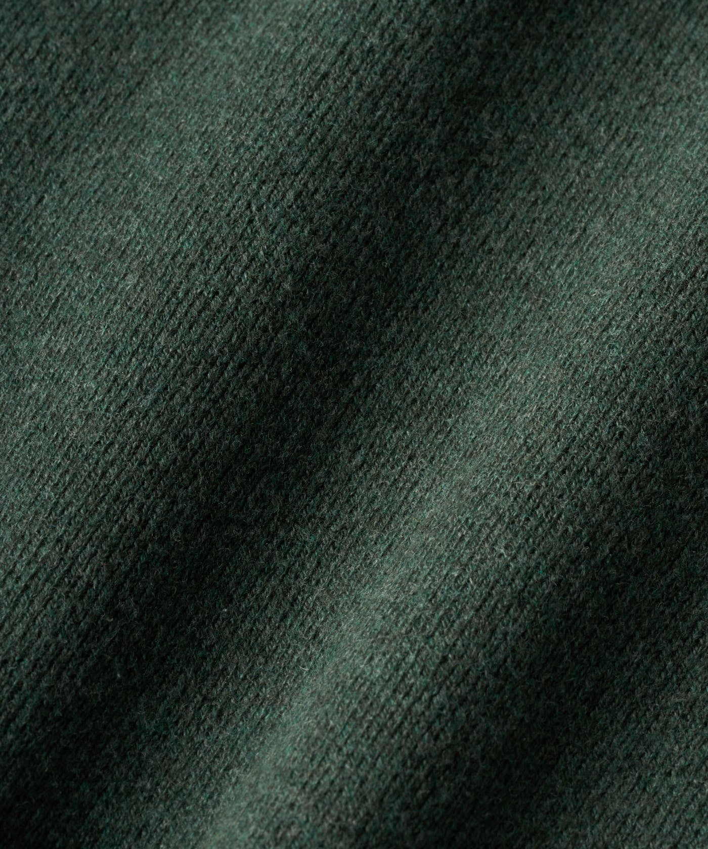 Cashmere Blend Intarsia Crewneck - Green Knit
