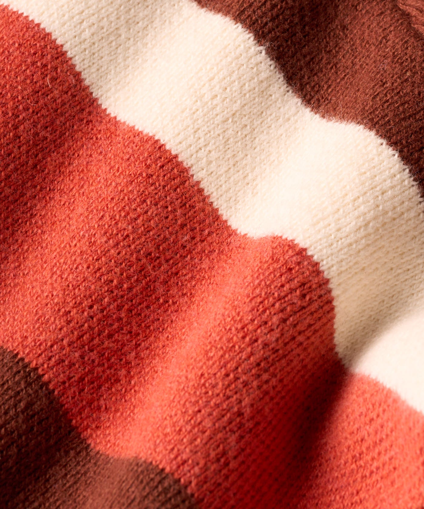 Rust Lite Knit Polo Sweater