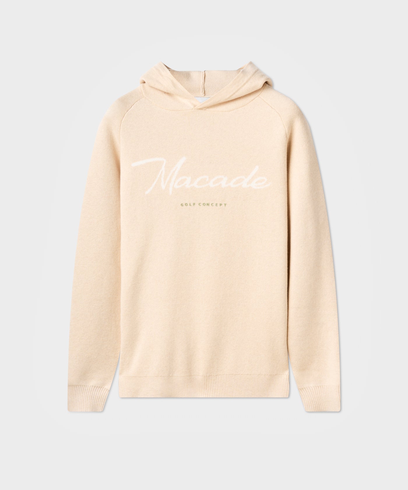 Sand Signature Knit Hoodie