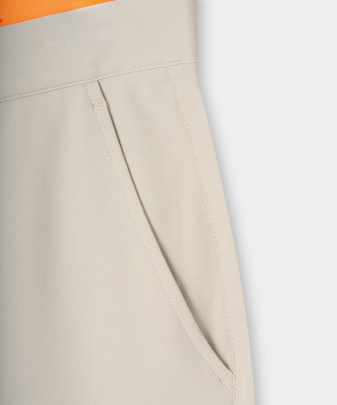 Tan Four-Way Stretch Shorts