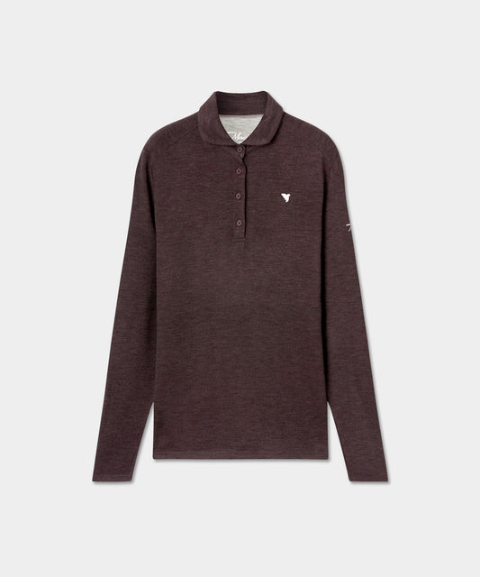 Weave Dark Purple Brushed Shirt