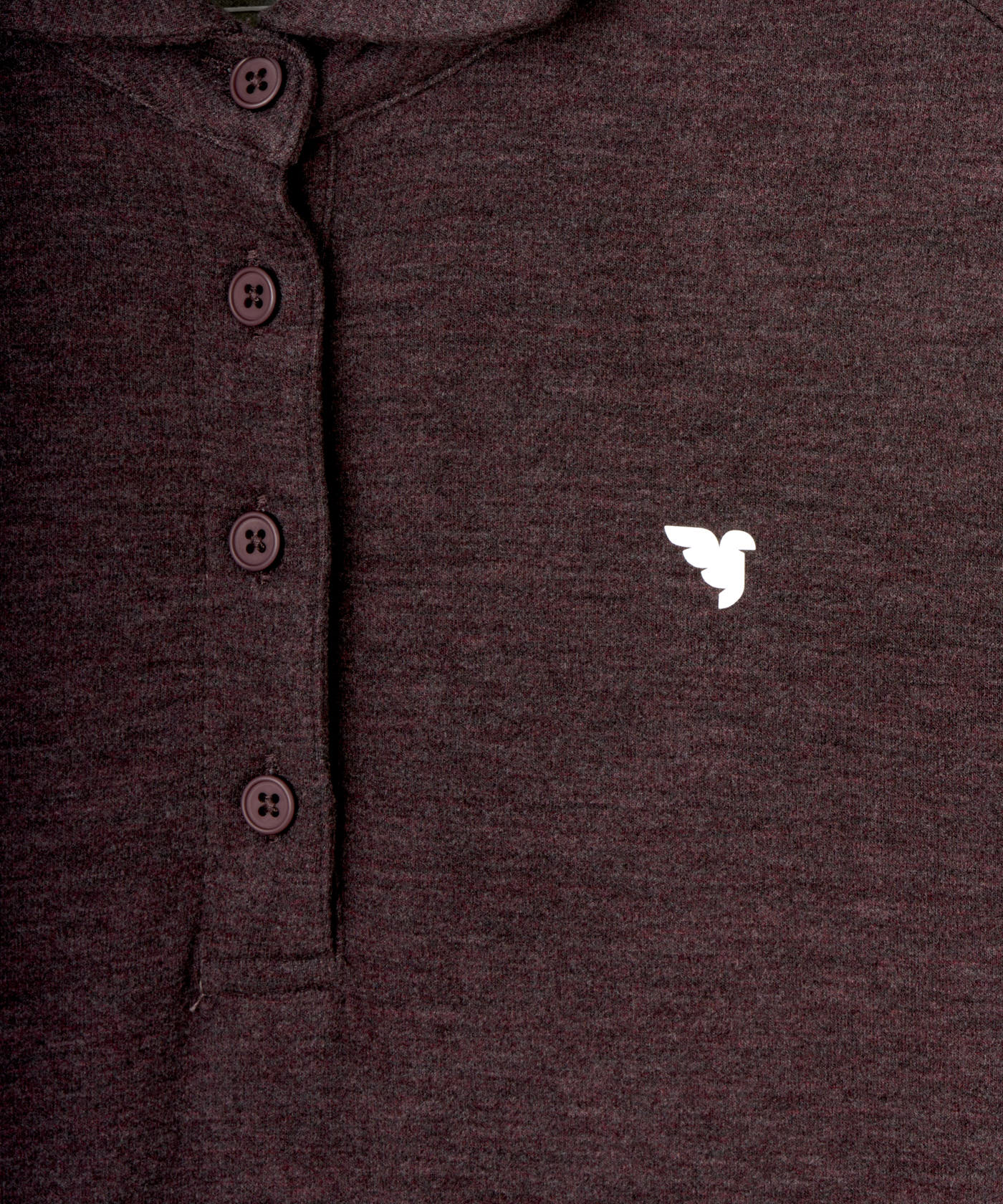 Weave Dark Purple Brushed Shirt