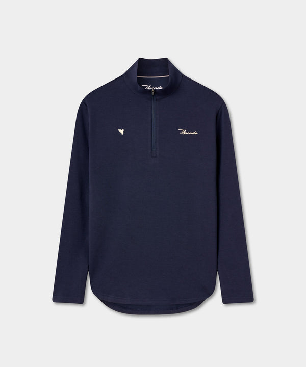 Zoe Flex Quarter Zip - Blue