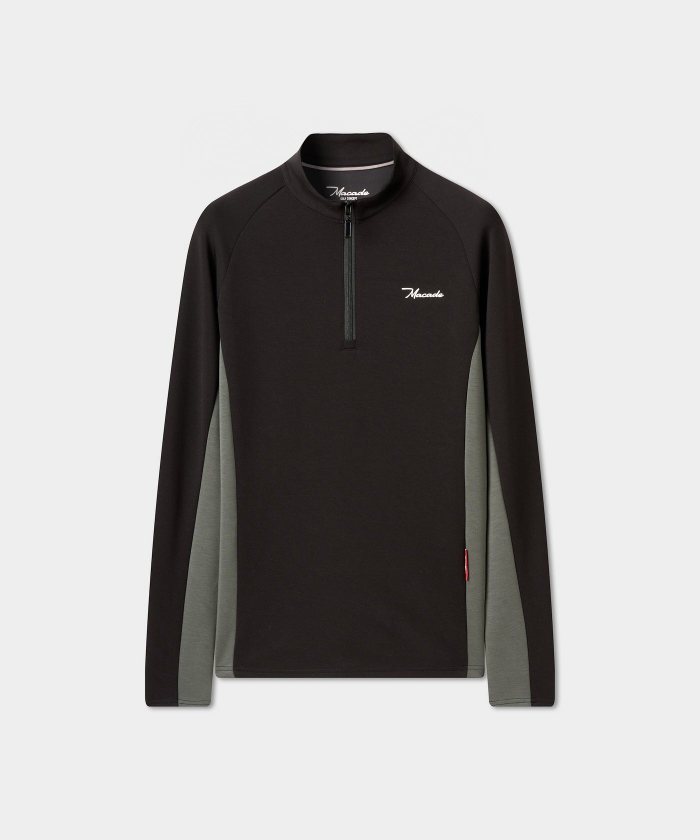 TX Course Quarter Zip - Black – Macade Golf