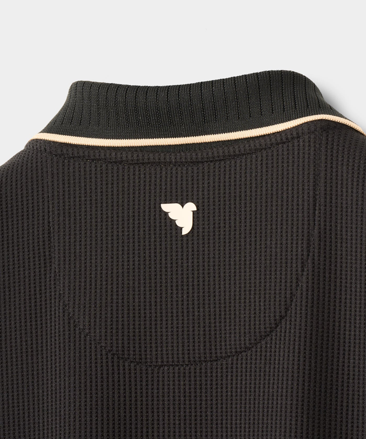 Black Players Zip Sleeveless Shirt