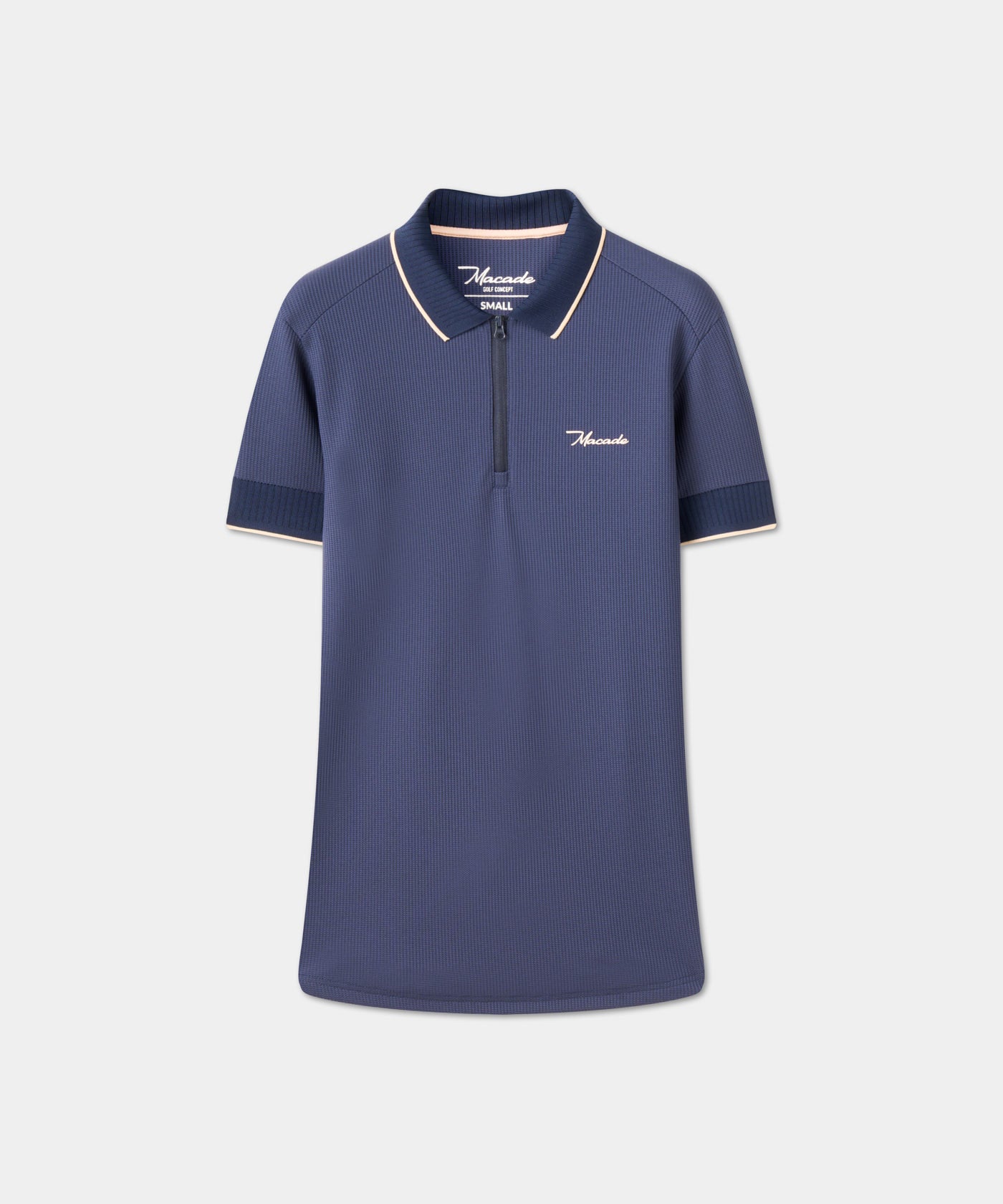 Navy Players GT Zip Polo Shirt