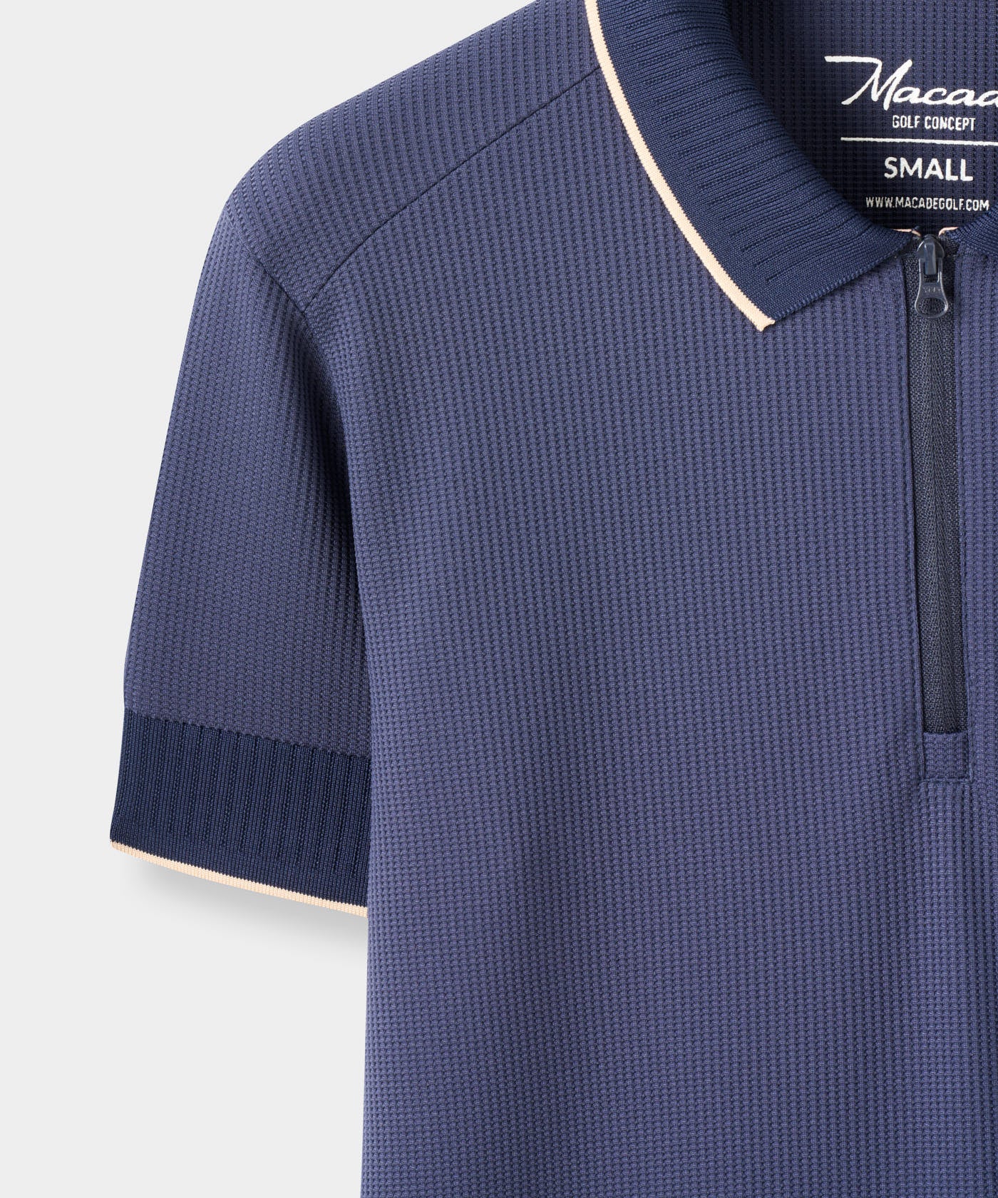 Navy Players GT Zip Polo Shirt
