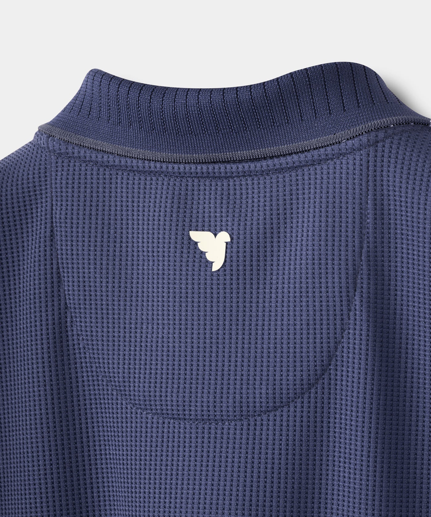 Navy Players Zip Sleeveless Shirt
