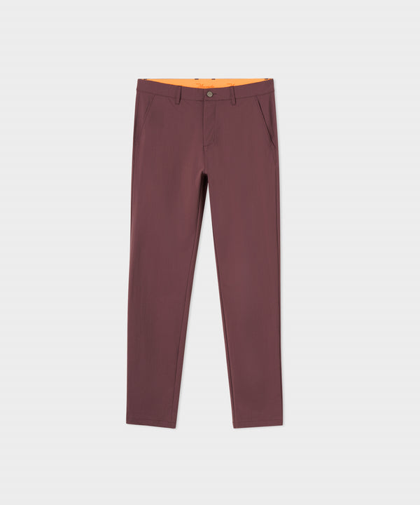 Lightweight Slim Trouser - Mauve