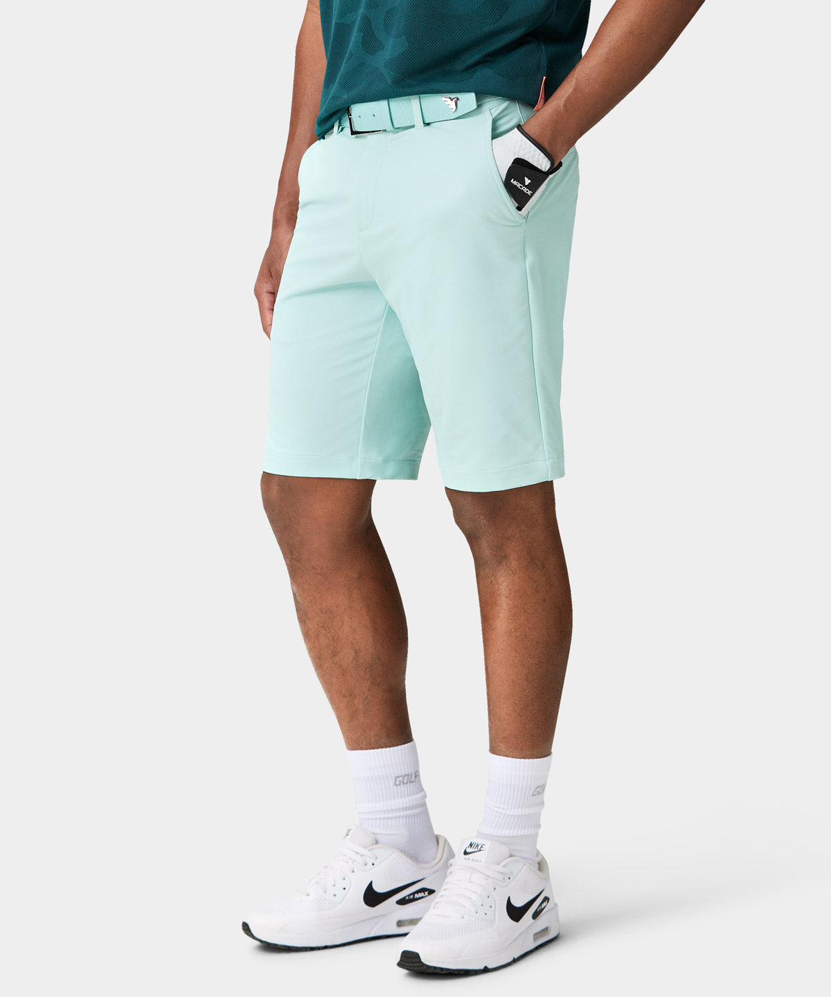 Mint Four-Way Stretch Shorts Macade Golf