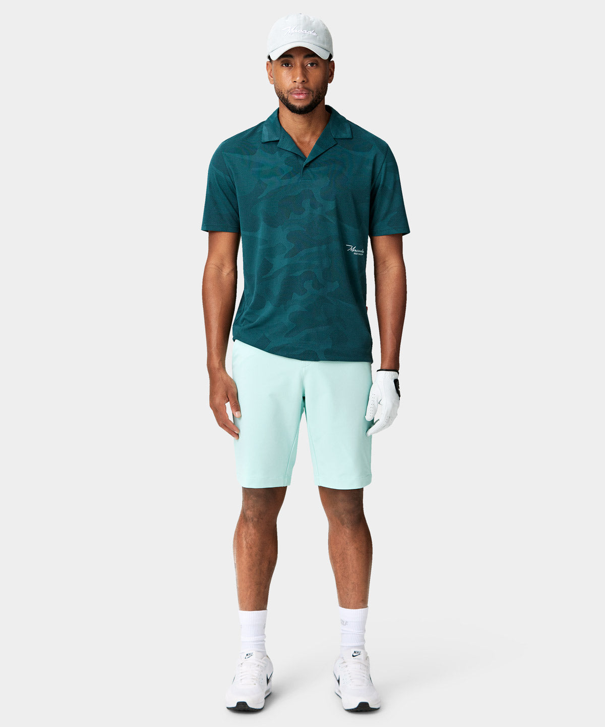 Mint Four-Way Stretch Shorts Macade Golf