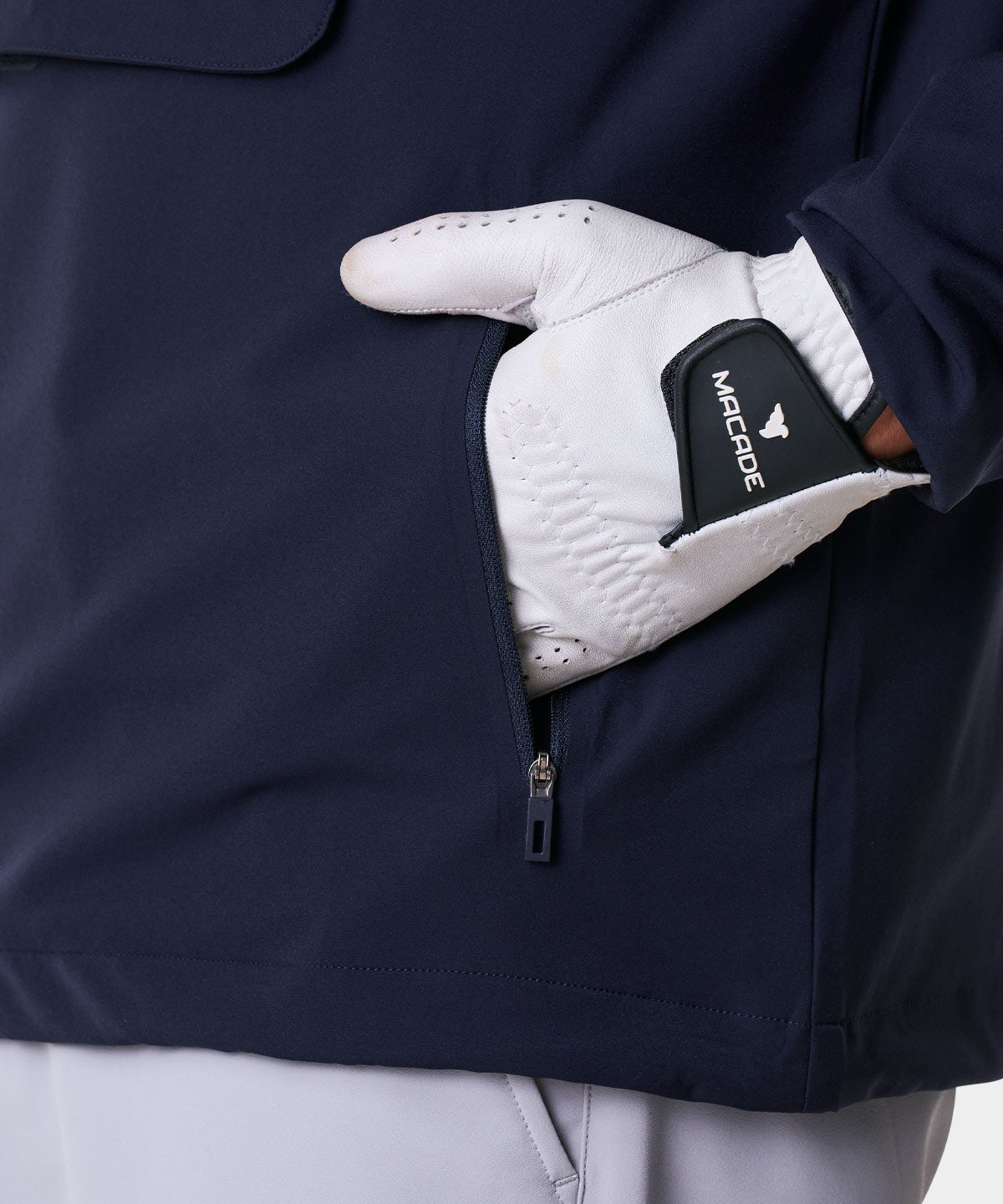 Navy TX Range Anorak Macade Golf