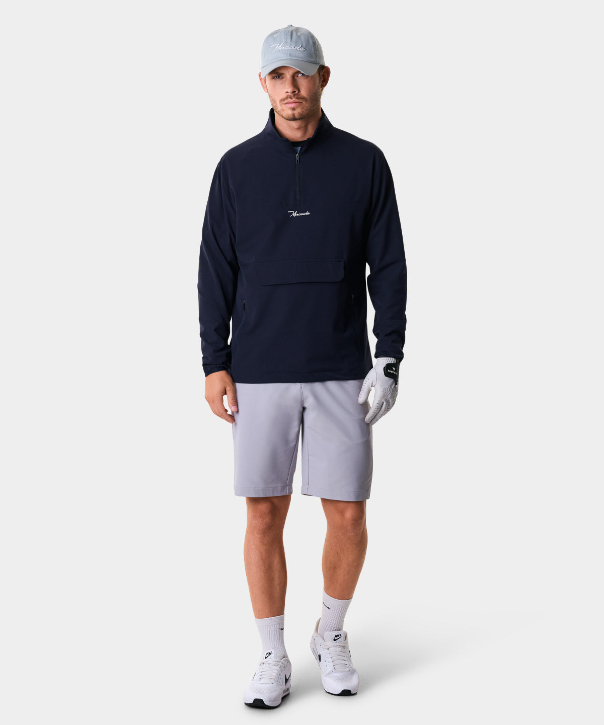 Navy TX Range Anorak Macade Golf