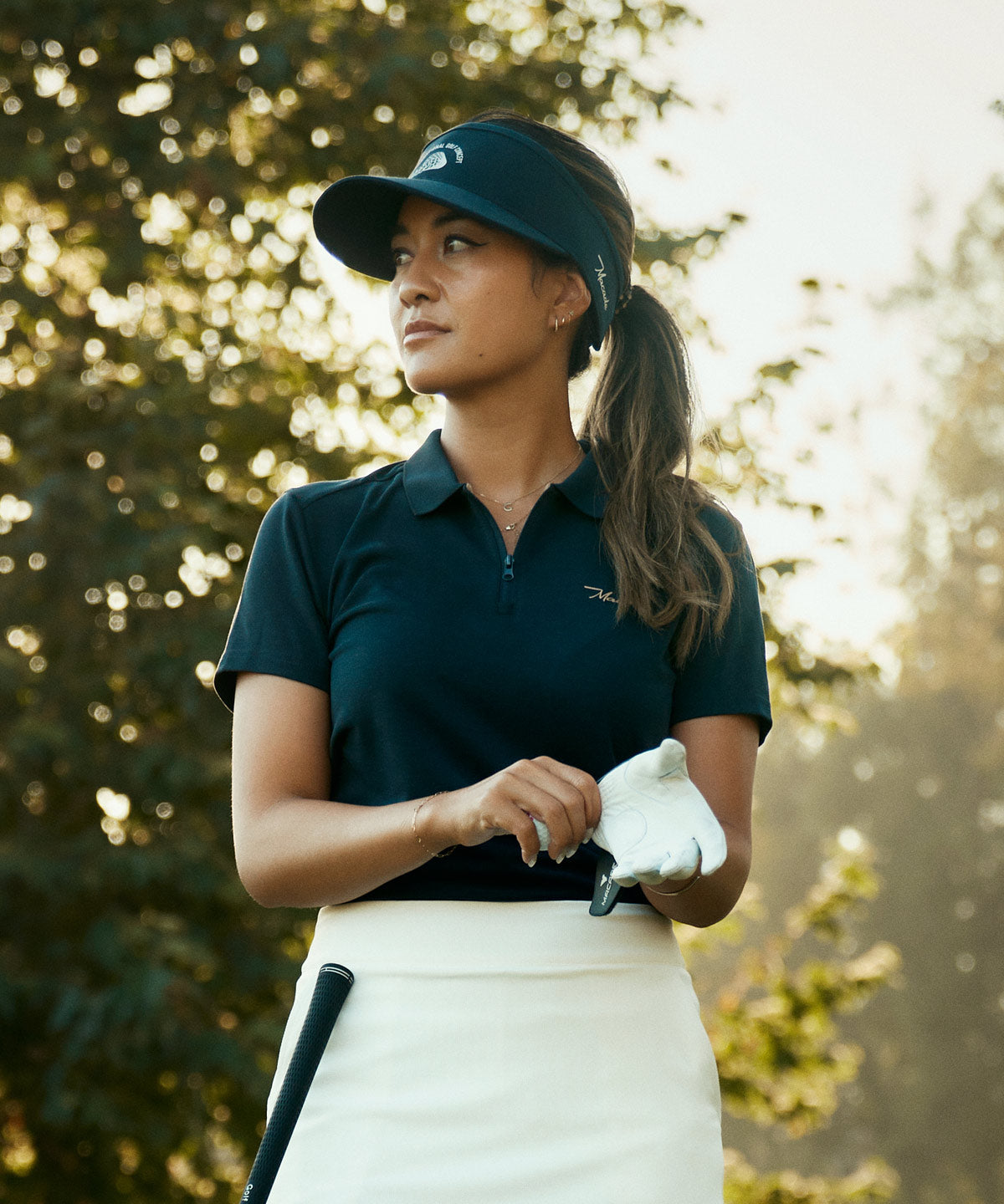 Dark Blue Bucket Players Visor Macade Golf