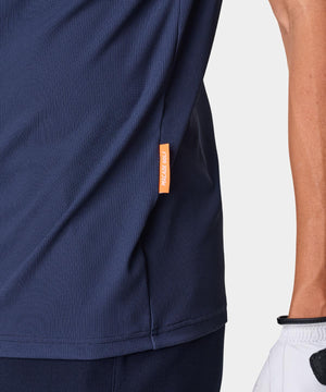 Navy Admiral Mock Neck Shirt Macade Golf