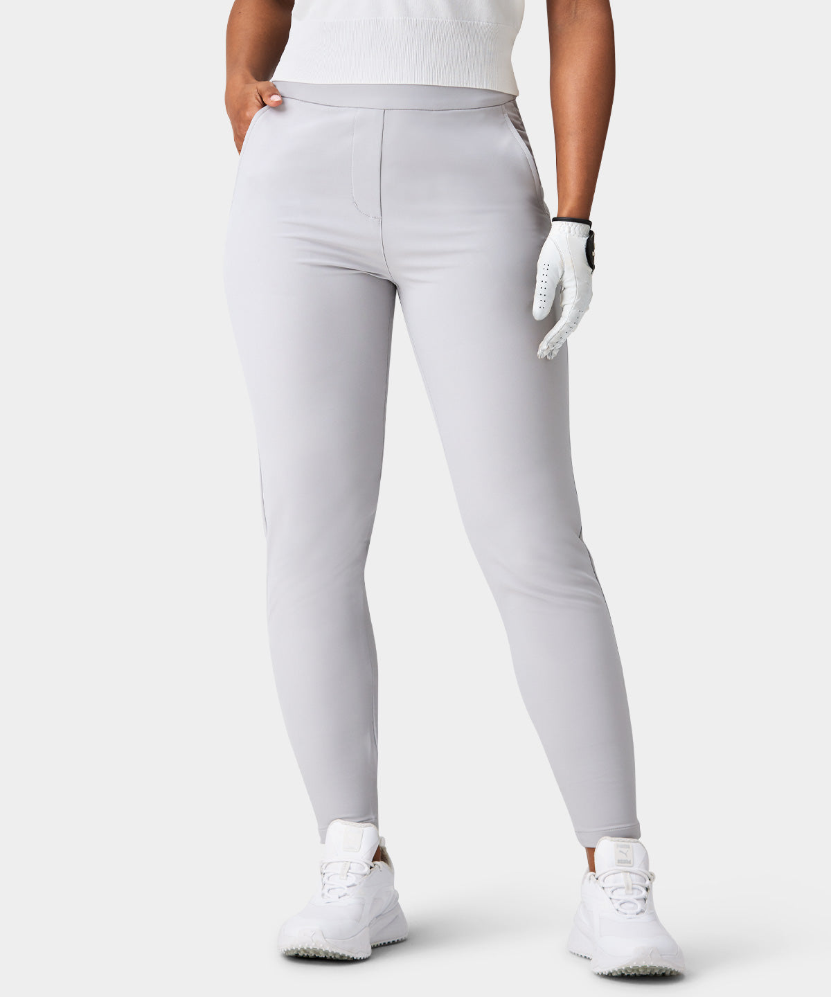 Nora Light Grey Trouser Macade Golf