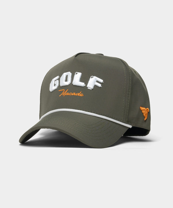 Crossover Rope Snapback - Olive