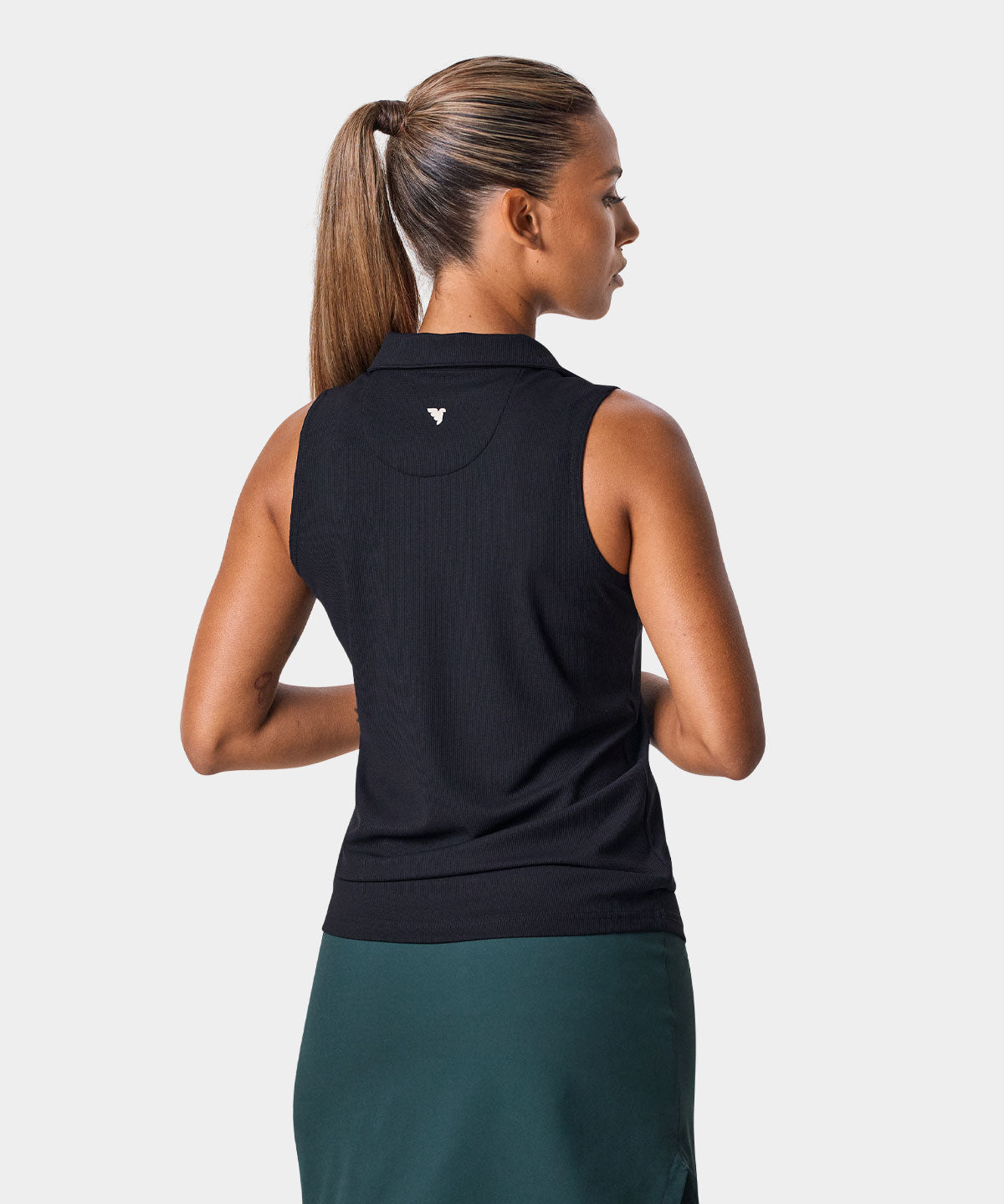 Ora Black Sleeveless Shirt Macade Golf