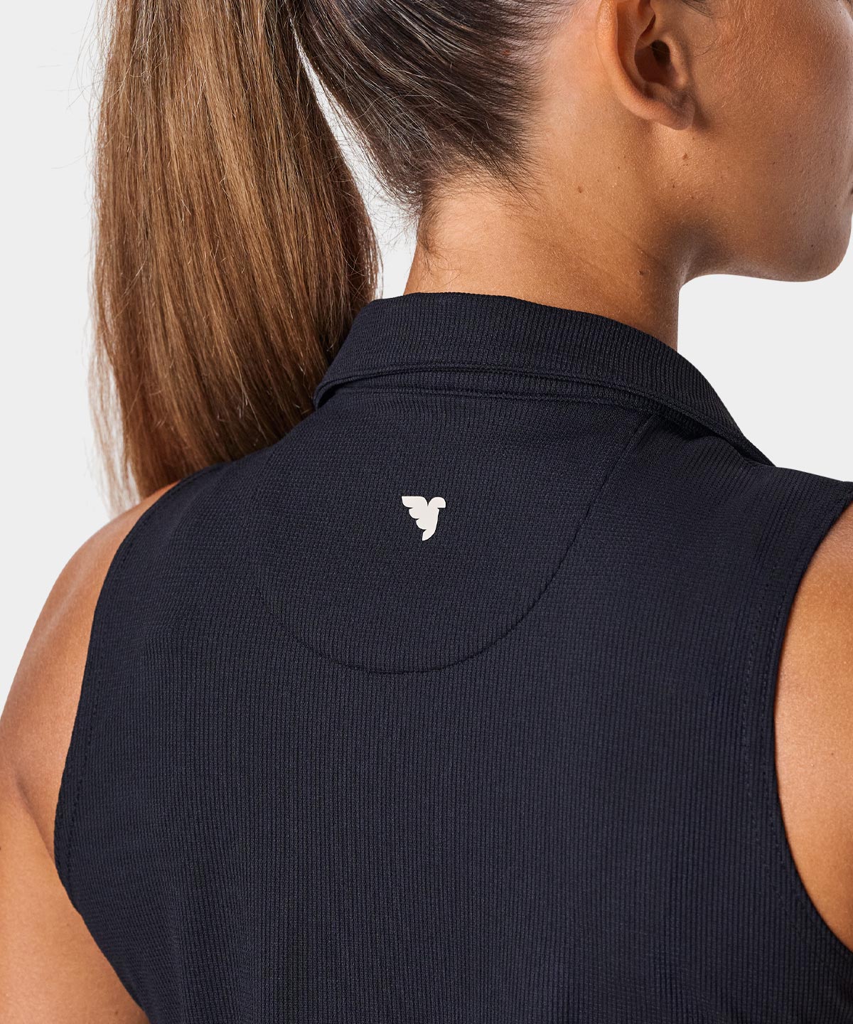 Ora Black Sleeveless Shirt Macade Golf