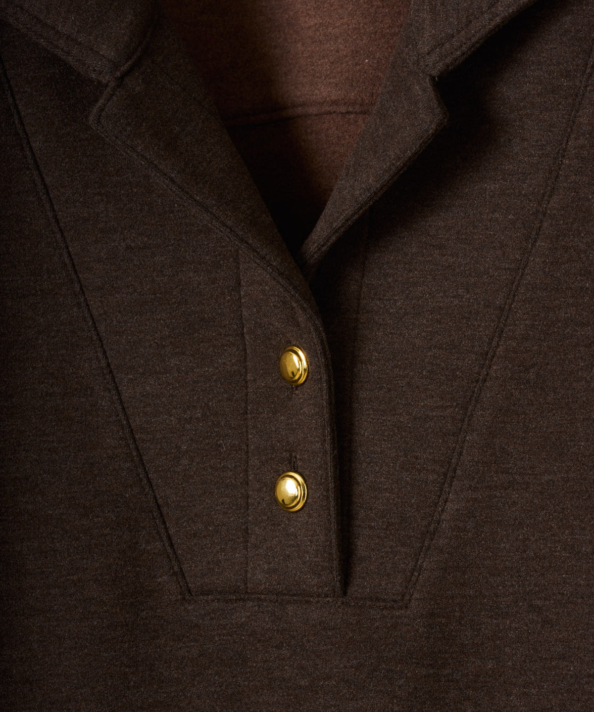 Penny Wool Sweatshirt - Brown