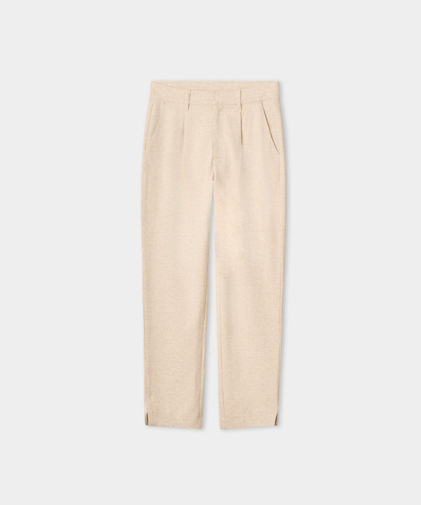 Nola Pleated Trousers - Sand