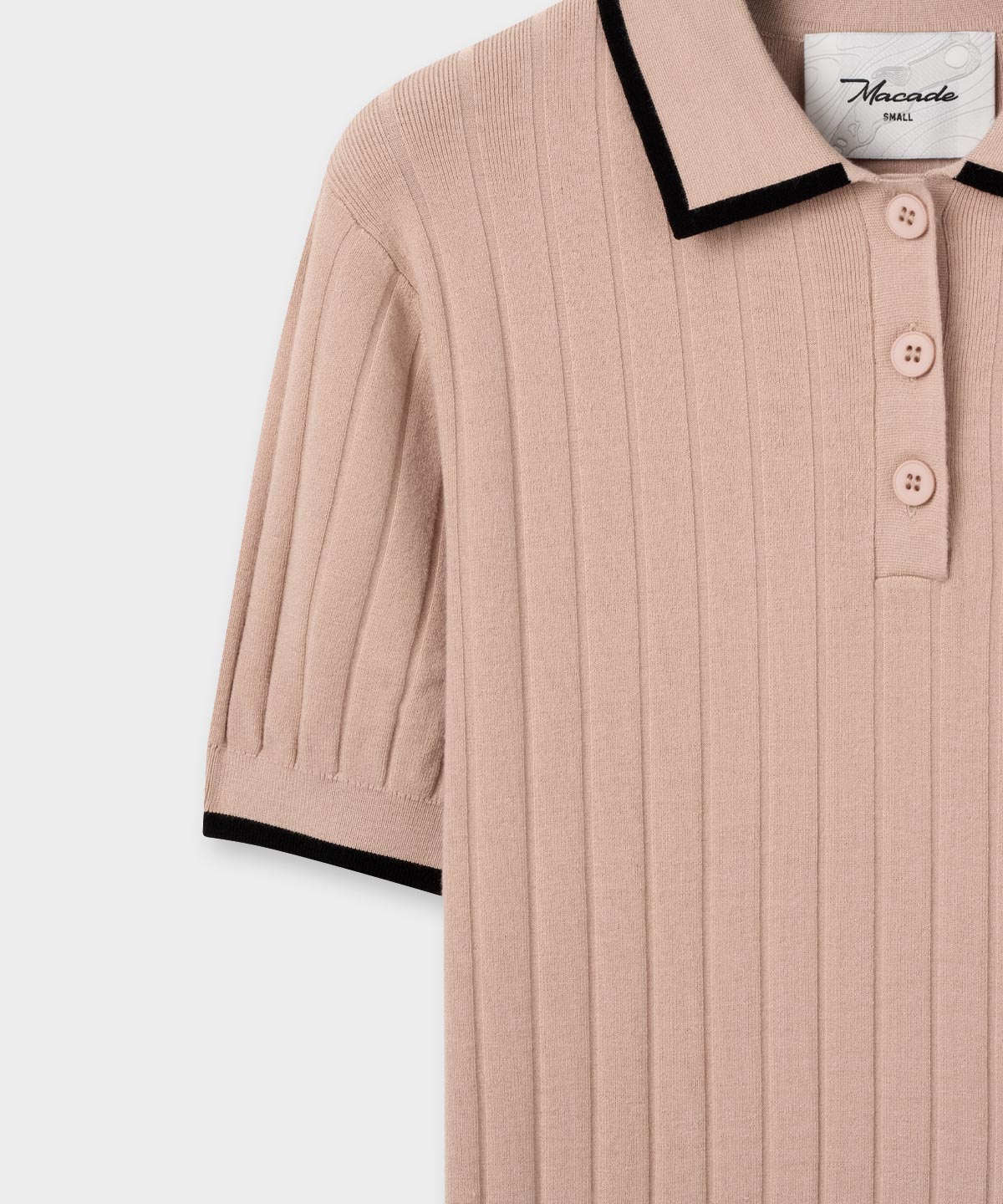 Skye Tan Course Knit Polo Macade Golf
