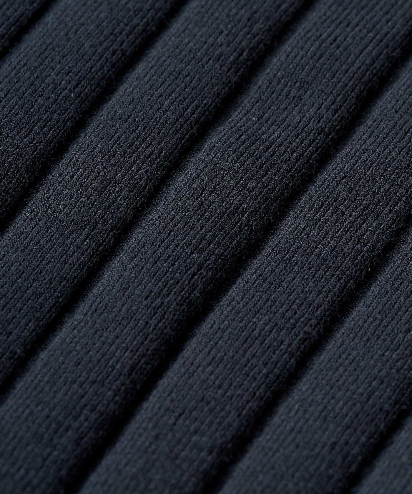 Skye Course Knit Polo - Navy flatlay macros