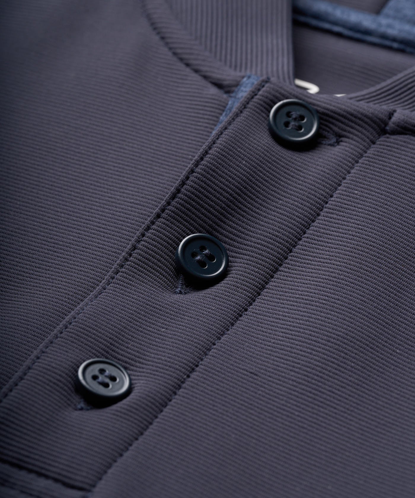 Heath Dark Blue Bomber Shirt