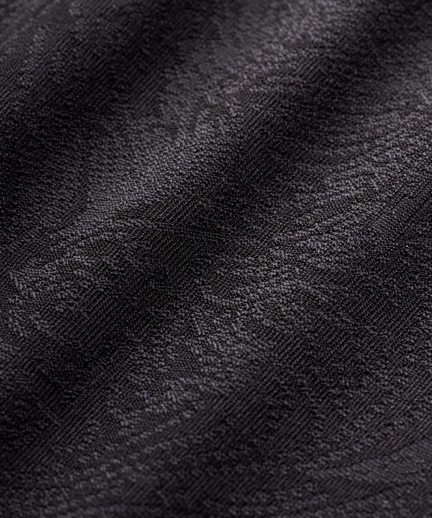 Lace Paisley Zip Shirt - Black