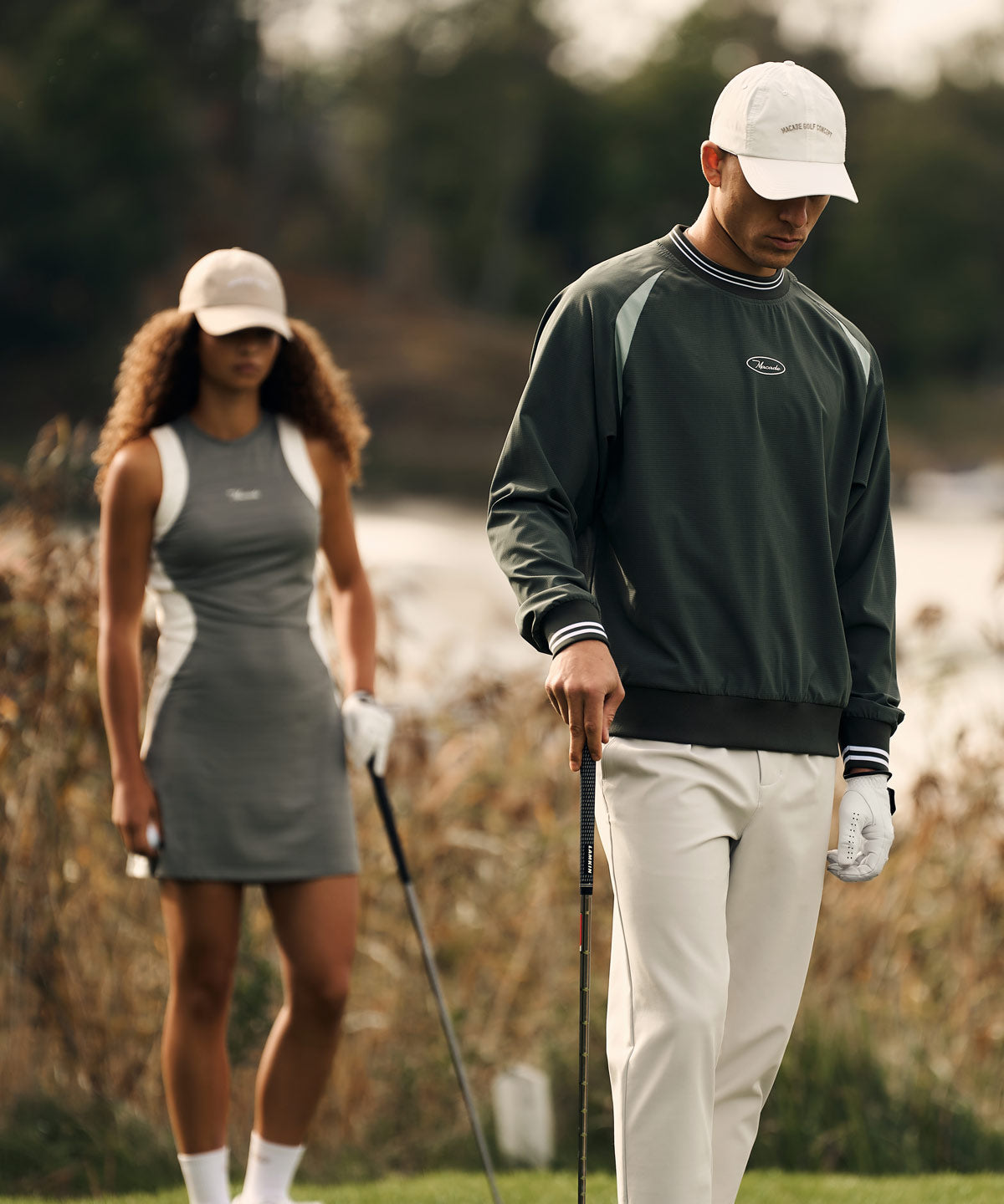 Tan Unstructured Tech Cap Macade Golf