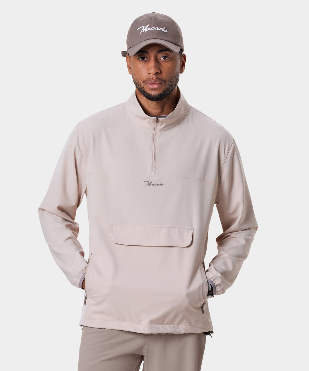 Tan TX Range Anorak Macade Golf