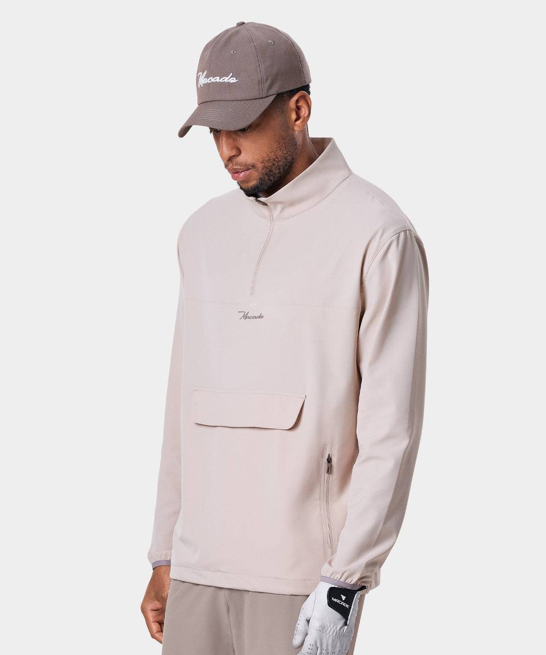 Tan TX Range Anorak Macade Golf