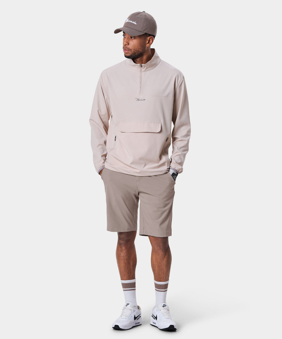 Tan TX Range Anorak Macade Golf