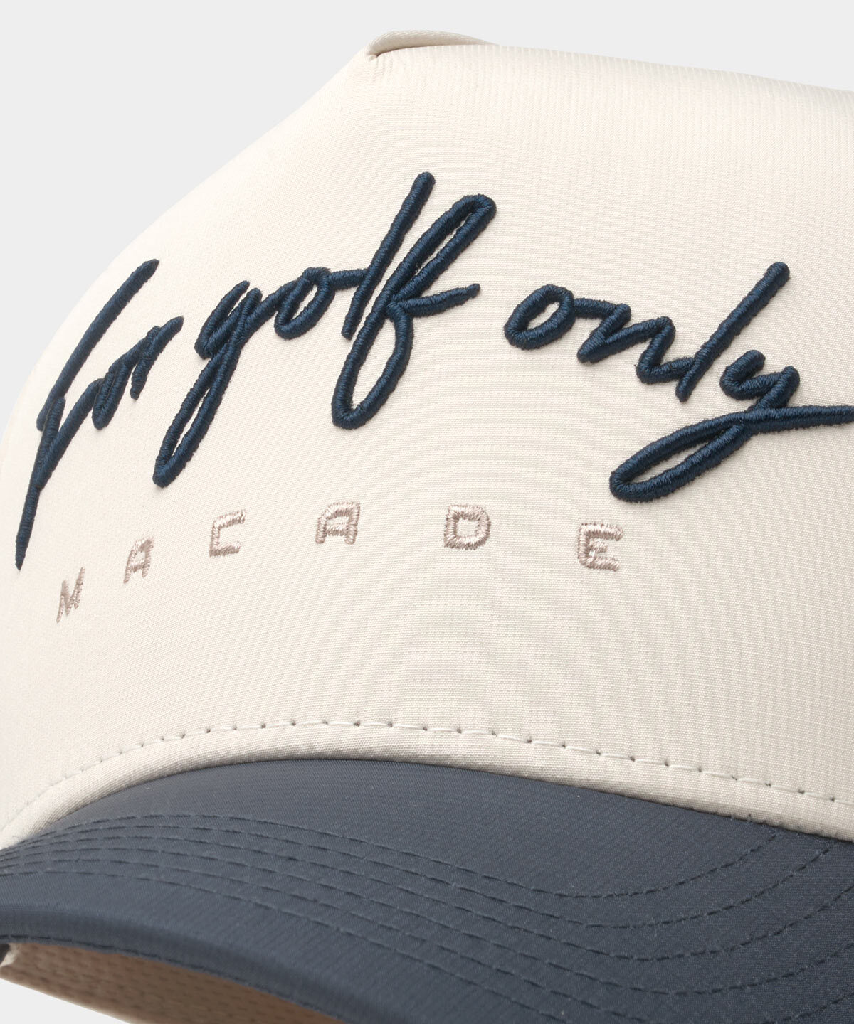 Stone Two-Tone Scipt Snapback Macade Golf