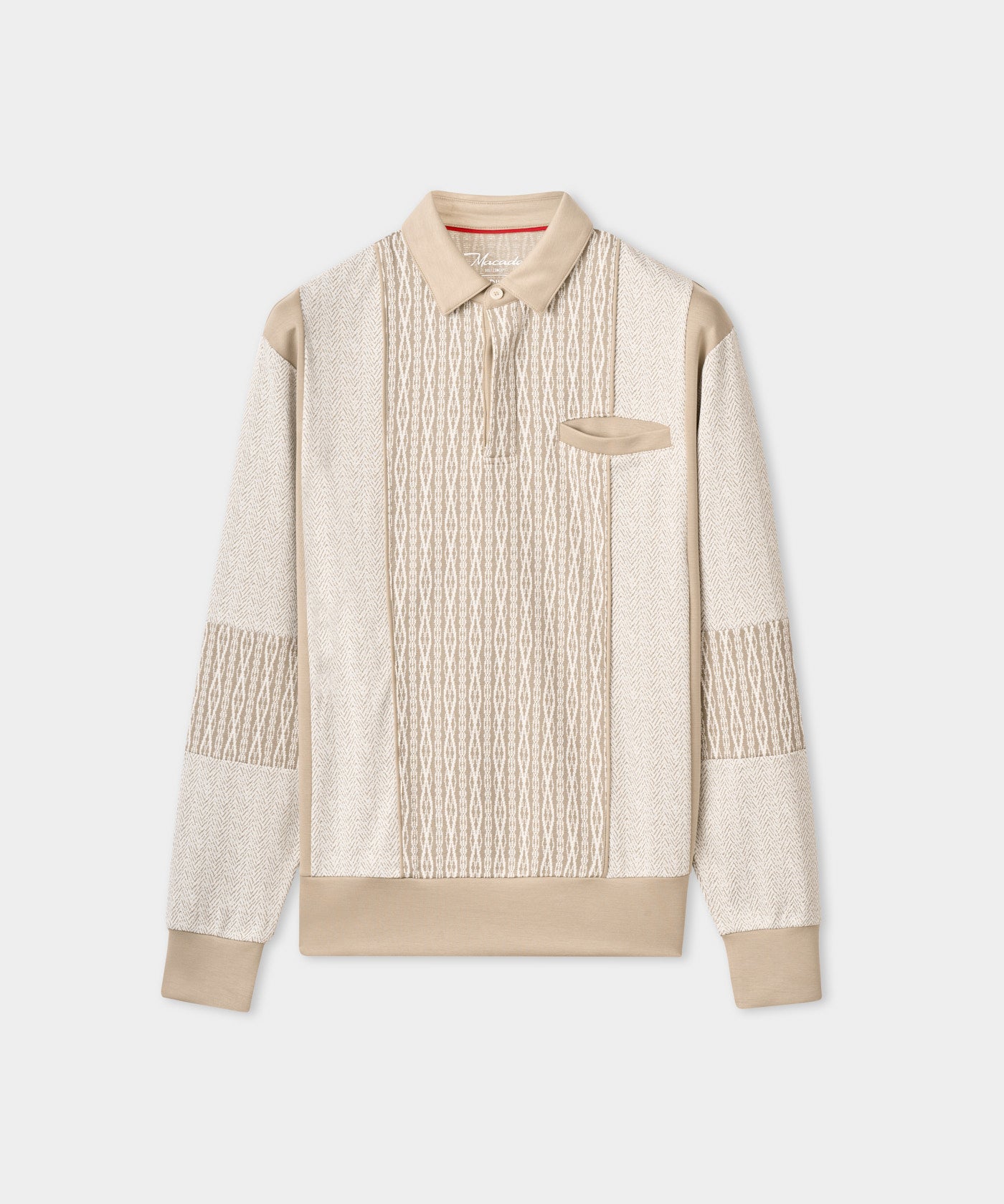 TR Ridgeweave Sweater - Tan flatlay 01
