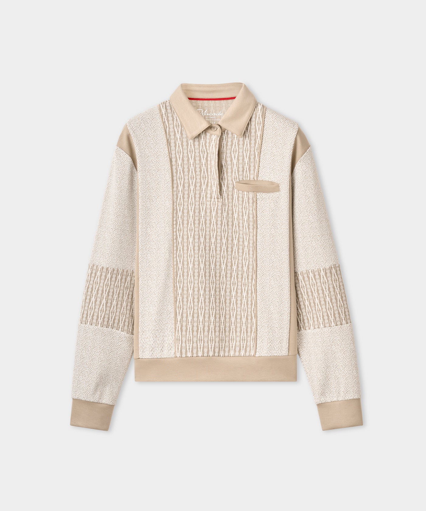 TR Ridgeweave Sweater - Tan flatlay 01