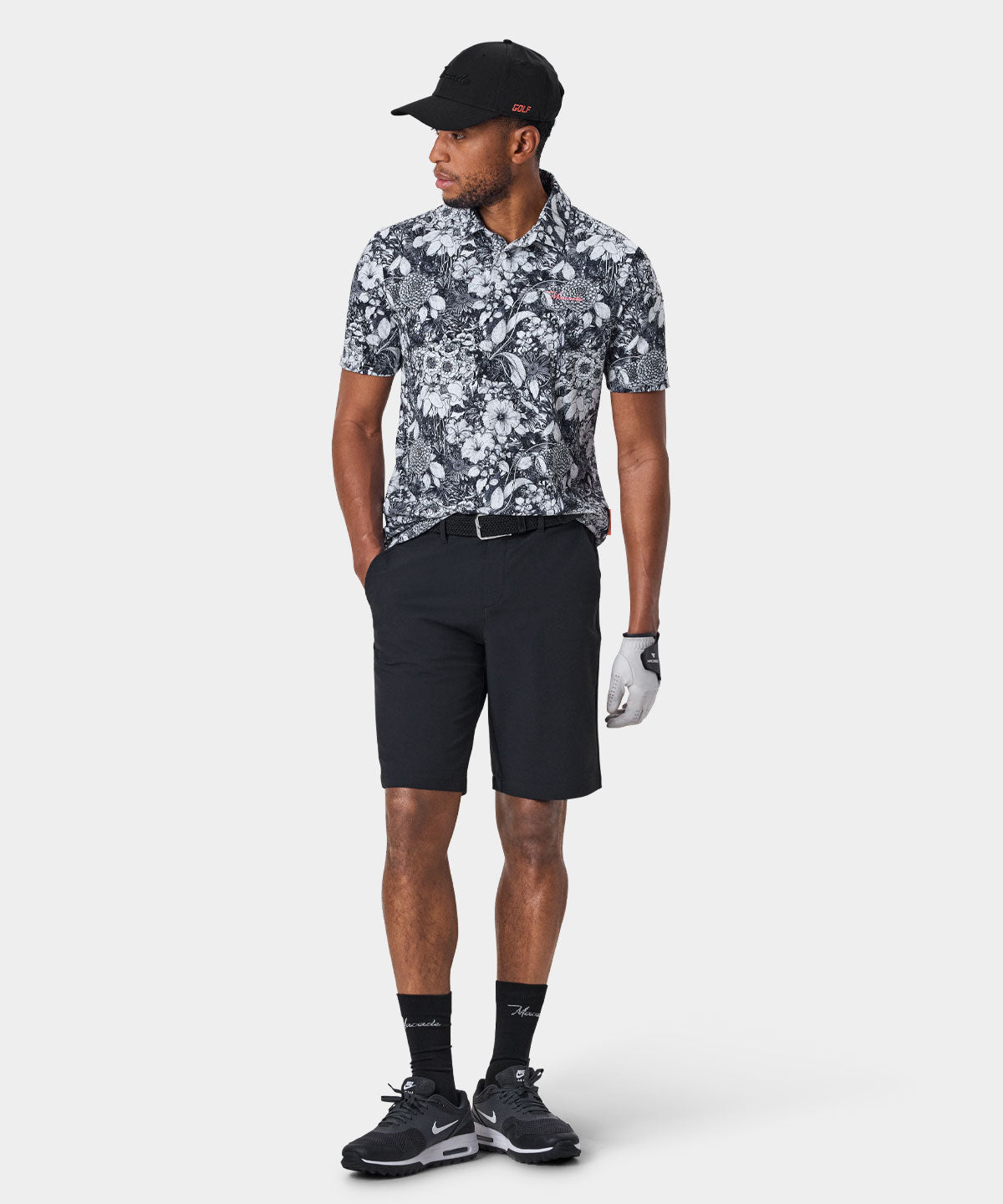 Tate Floral AR Shirt Macade Golf