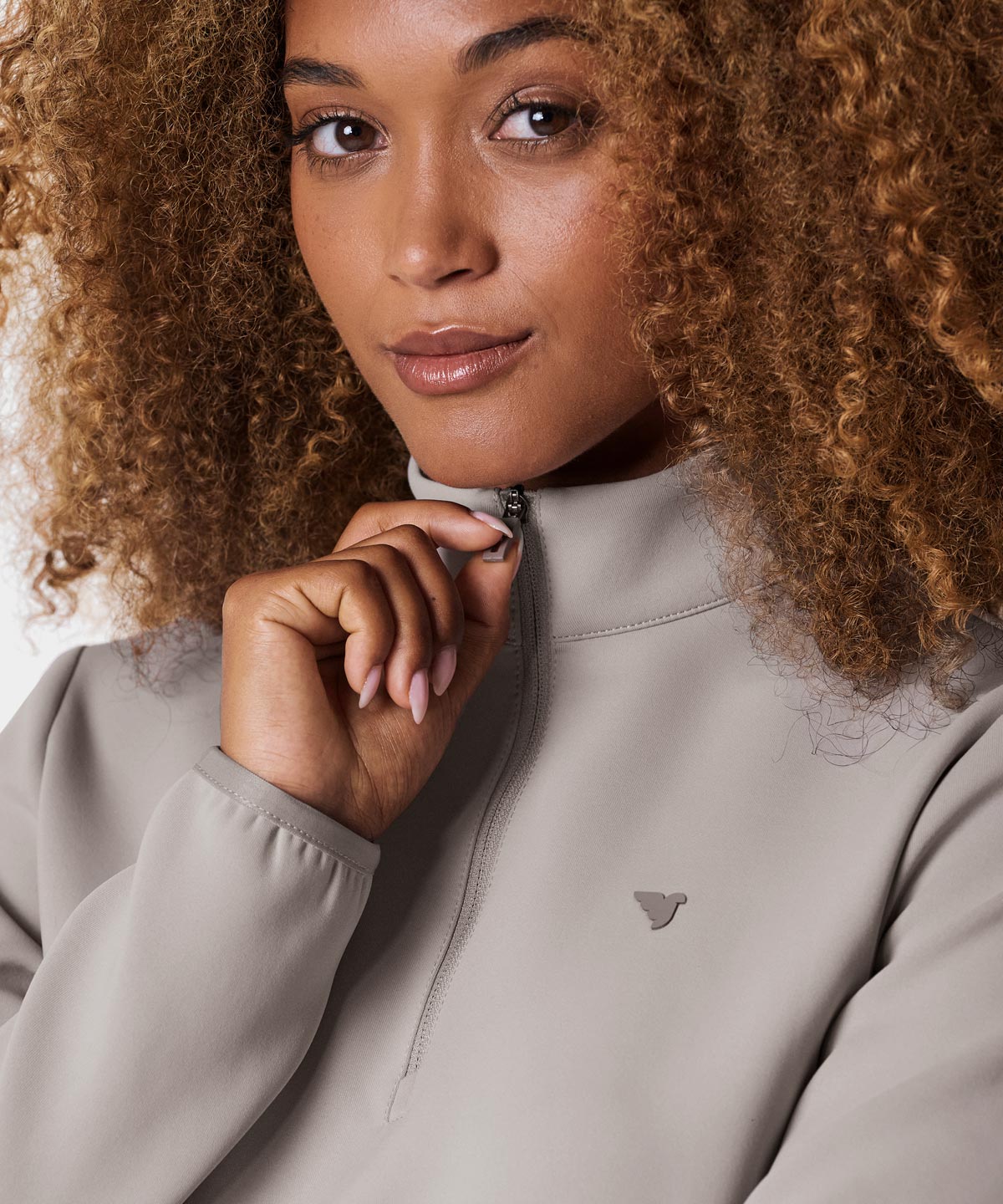 Taupe Therma Quarter Zip