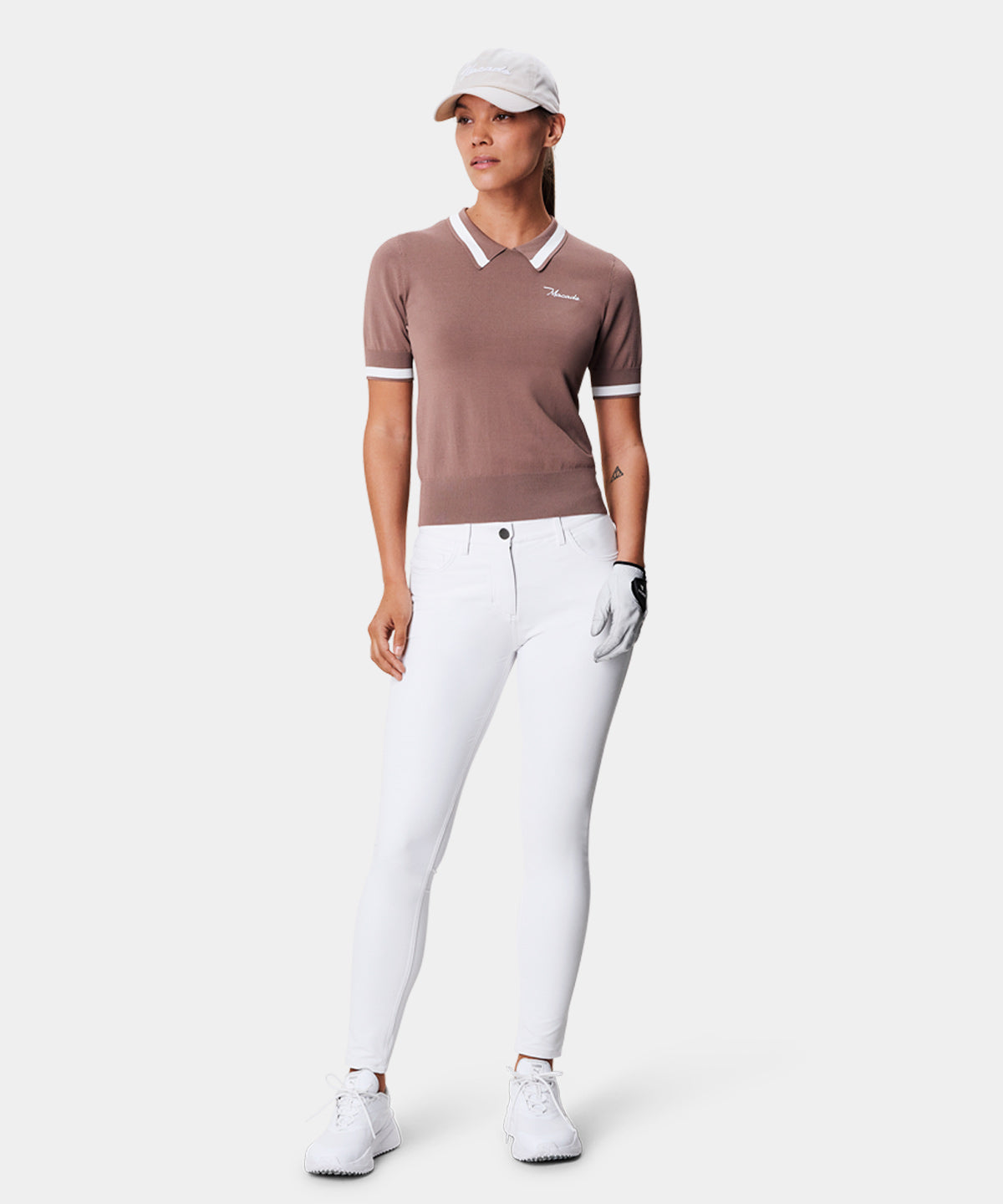 Brie Taupe Range Polo Macade Golf