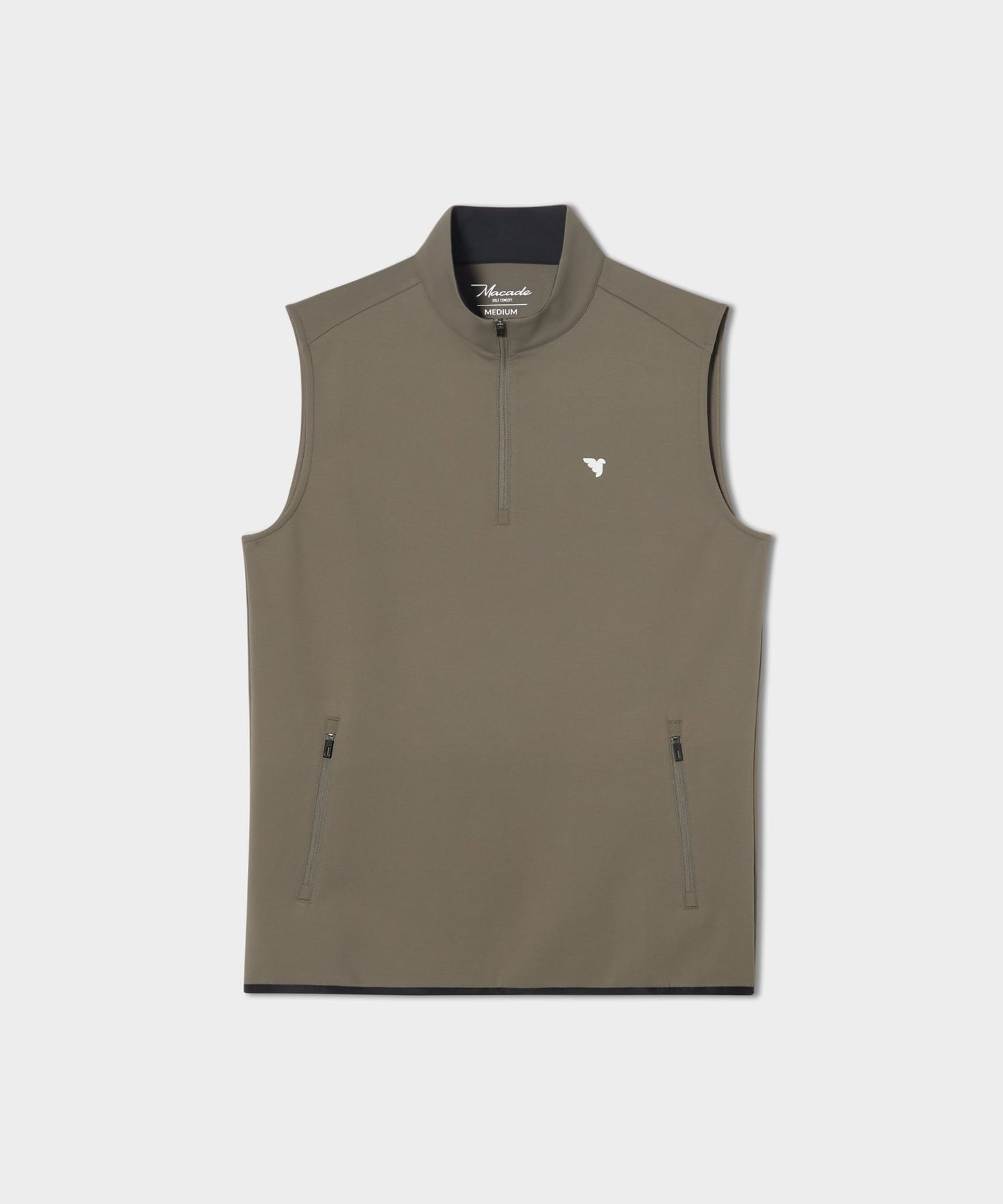 Olive Green Therma Vest Macade Golf