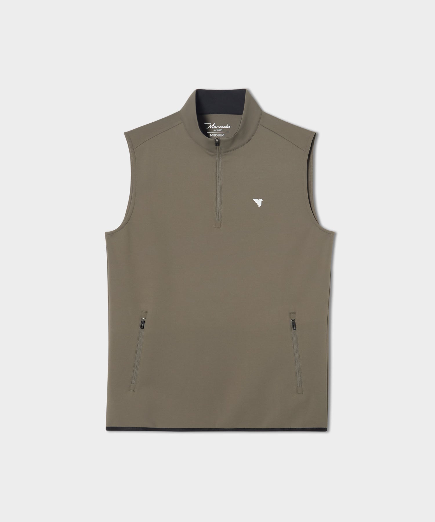 Olive Green Therma Vest Macade Golf
