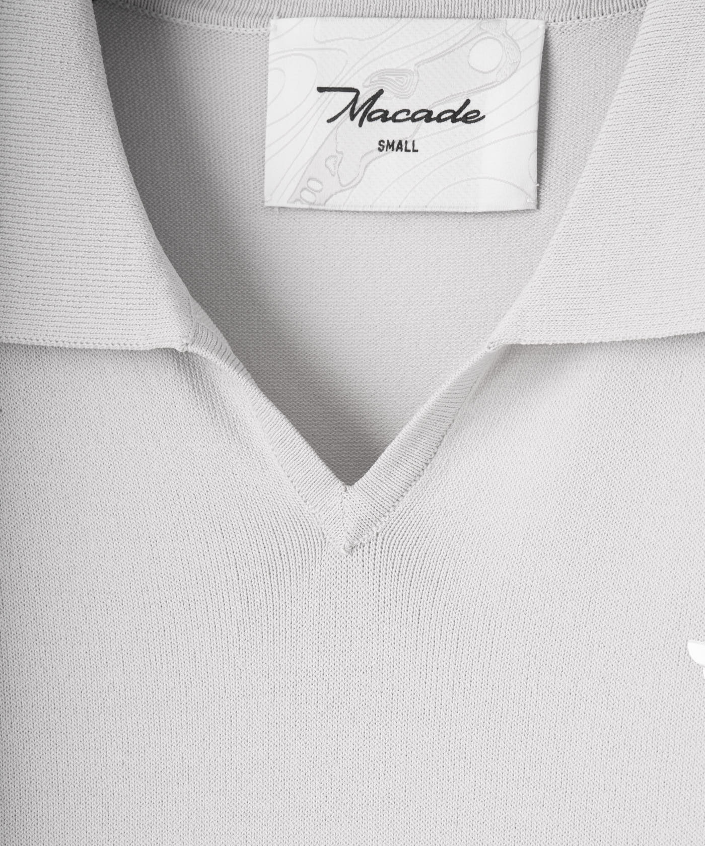 Vera Grey Cropped Polo