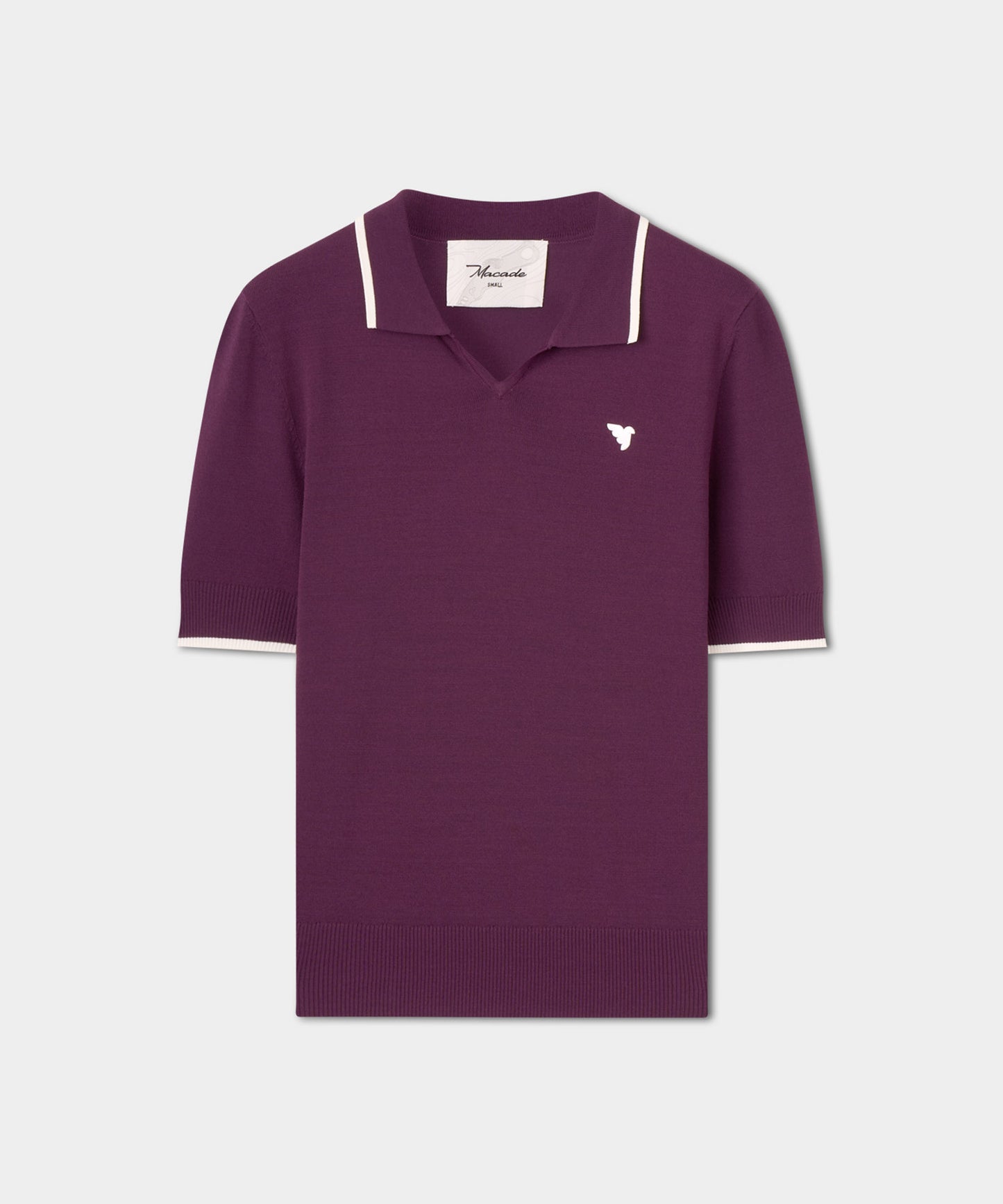 Vera Cropped Polo - Mauve
