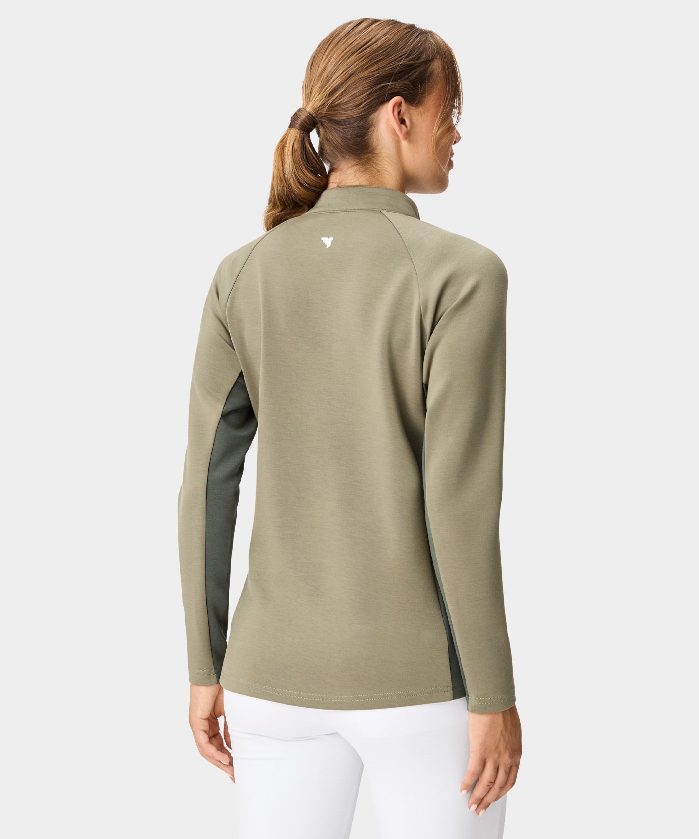 TX Course Quarter Zip - Sage