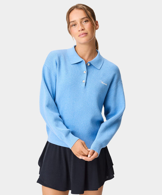 Ivy Knit Sweater - Sky Blue